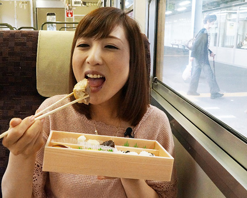 三宅智子の駅弁女子ひとり旅